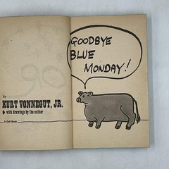 Vintage Breakfast Of Champions Kurt Vonnegut Jr Novel PB Red 1975 USA Satire