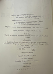The Life of Nelson Rockefeller by Cary Reich – 1st Ed. Hardcover Good Condition
