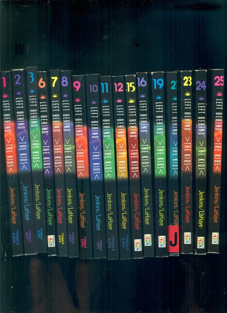 Left Behind The Kids Series Jenkins & LaHaye 1-4,6-12, 15,16,19,21,23-25 18 bks