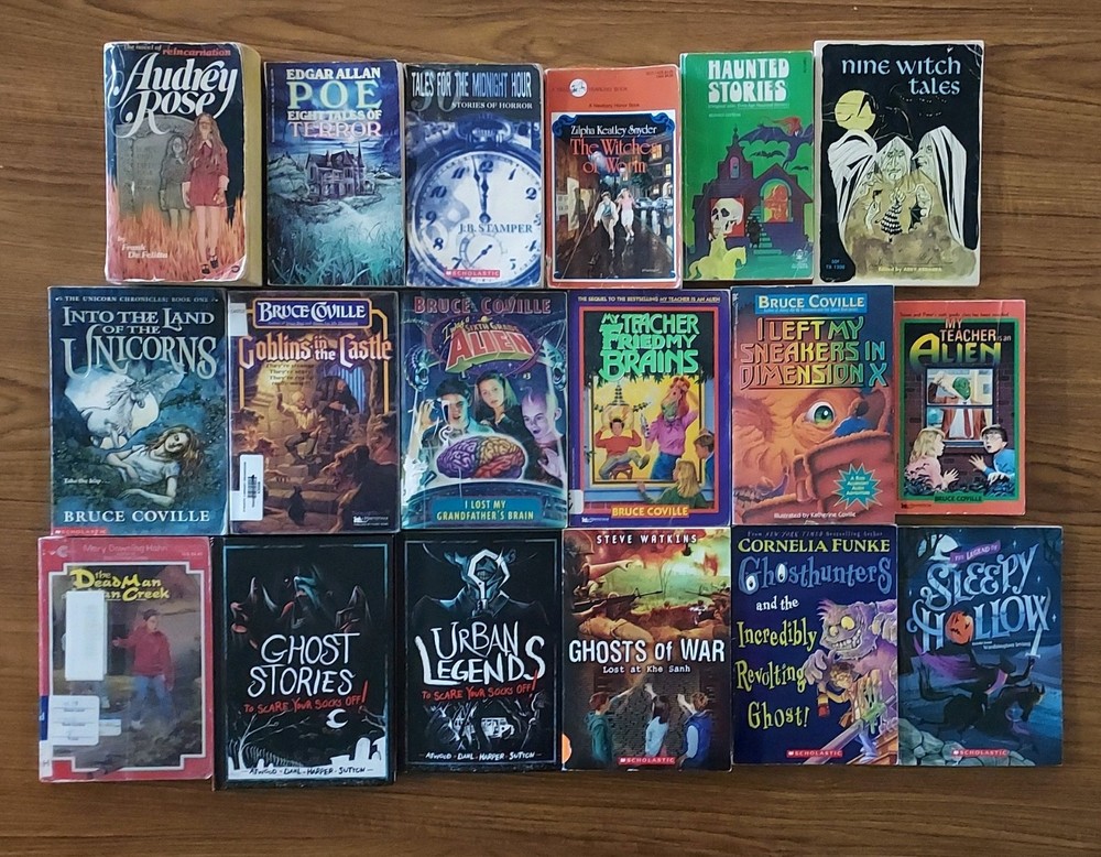 Mixed Lot of 18 Horror, Sci-Fi and Ghost Stories, Bruce Coville & Audrey Rose