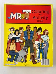 Vintage 1984 Mr. T Coloring and Activity Book 383 Pages A-Team – New Old-Stock!
