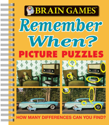 Brain Games Picture Puzzles: Remember When? (Brain Games (Unnumbered)) – GOOD