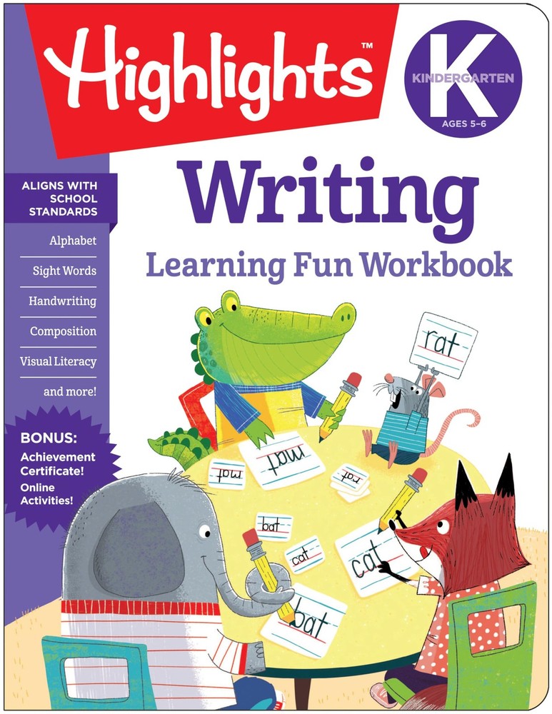 Kindergarten Writing (Highlights Learning Fun Workbooks) – Highlights Learni…
