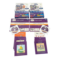 HOOKED ON PHONICS: LEARN TO READ Level 3-4 Emergent Readers Kindergarten Age 4-6