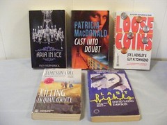 Lot of 5 WORLDWIDE MYSTERIES by Different Authors -CRIME pbs FREE SHIP