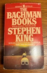The Bachman Books Stephen King 1986 1st Signet Ed. PB Long Walk,Rage,Roadwork VG