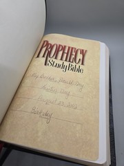 1997 Prophecy Study Bible John Hagee Ministries NKJV Black Bonded Leather