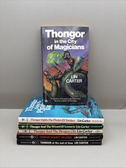 Lin Carter Thongor 1970’s Paperbacks Berkley And Warner Vintage Sci Fi – Lot 6