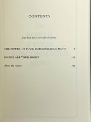 THE POWER OF YOUR SUBCONSCIOUS MIND Joseph Murphy Deluxe Edition Leather Bound