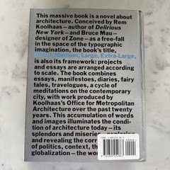S,M,L, XL: O.M.A. Rem Koolhaas and Bruce Mau