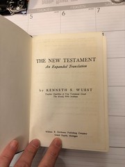 „Word Studies in The Greek New Testament” 4 Volumes, by Kenneth S. Wuest