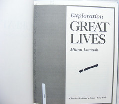 Vintage Lot of 3 Great Lives Books Copyright 1988 & 1997 Charles Scribner’s Sons