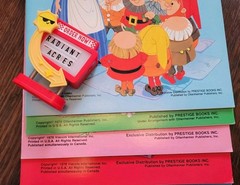 VTG Lot of 4 Sticker Fun Color & Activity Books 1978 Prestige Books Inc cartoons