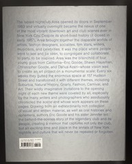 AREA 1983 – 1987 by Eric & Jennifer Goode (Abrams 1st Ed. 2013 Hardcover)