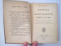 Manuali Hoepli Zoonosi. Malattie Trasmissibili dagli Animali all’Uomo
