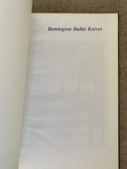 Remington Bullet Knives Signed Mel Brewster 1991 Collectors Book