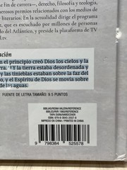 RVR 1960 Biblia de estudio de Cesar Vidal tapa dura Spanish Version 2025 HC