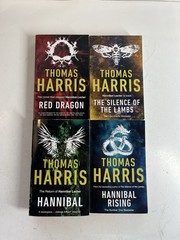 Lot Of 4 Thomas Harris Books Hannibal Lecter Complete Series 1-4 Paperback