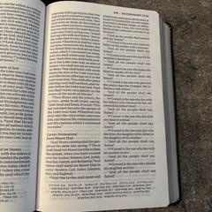 NKJV, Deluxe Ref. Bible, Personal Size Giant Print, (11.5 Font) Imitation Leath.