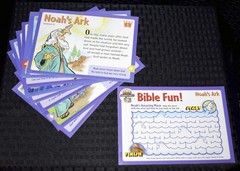Child Bible Fun Lot Board Books Puzzle Cards Coloring Poster Noah’s Ark