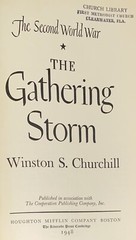 The Gathering Storm by Winston S. Churchill 1948 Hardcover – Very Good