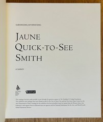 Jaune Quick-to-See Smith: Subversions/Affirmations Jersey City Museum 1996 PB