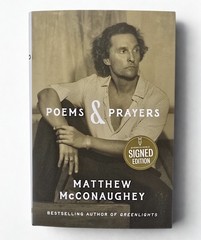 Poems & Prayers Matthew McConaughey Signed Hardcover 1st Edition BN Exclusive