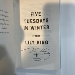 Three Tuesdays in Winter by Lily King (2021, HC) SIGNED First Edition 1st Print
