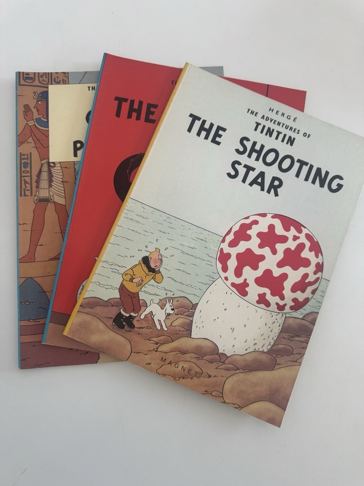 The Adventures of Tintin By HERGE – Lot of 3 Dif – 1982-84 Magnet Edition