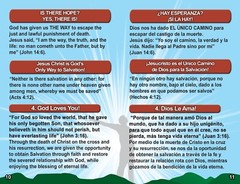 200 Full-Color Gospel Bible Tracts in English & Spanish | 4 Assorted Covers