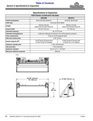 LAND PRIDE CB1060 CB1072 4-In-1 Combination Bucket Operators Manual BINDING