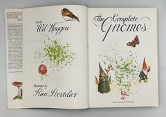 Vintage The Complete Gnomes Wil Huygen Rien Poortvliet HC Blue Abrams USA Signed