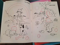 VTG Lot of 5 Sticker Fun Color & Activity Books 1978 Prestige Books Inc cartoons