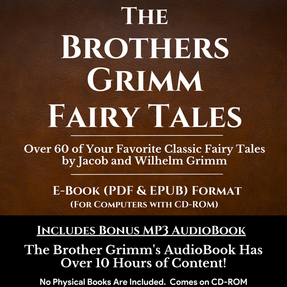 Grimm’s Fairy Tales, Jacob Grimm CLASSIC E-BOOK & MP3 AUDIOBOOK Literature on CD