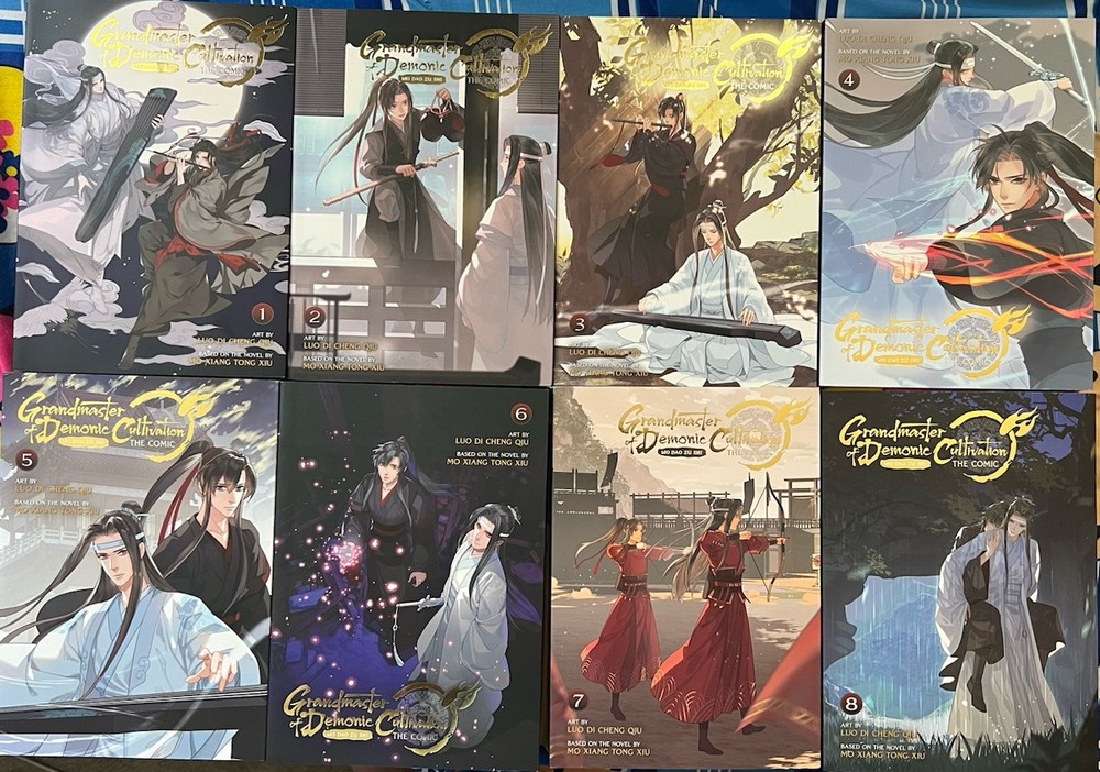 Grandmaster Of Demonic Cultivation Mo Dao Zu Shi Comic Manhua English Vol 1-8