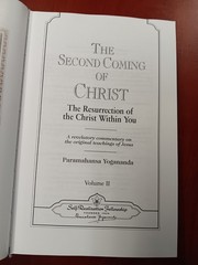The Second Coming Of Christ Volume 2 Only By Yogananda Paramahansa