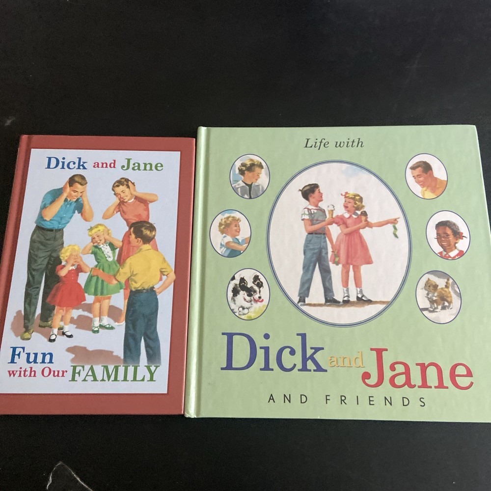 Dick And Jane Children’s Books Lot Of 2 Hardcovers G- VG Condition