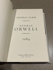 Animal Farm & 1984 George Orwell (Hardcover DJ)