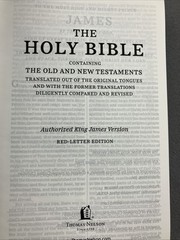 KJV Reference Bible Thomas Nelson Giant Print Red Letter Navy Leathersoft