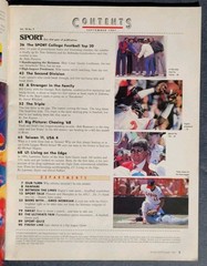 1987 Sport Magazine Lawrence TAYLOR Nebraska CORNHUSKERS Mike TYSON No Label