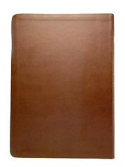French Thompson Chain Ref. Bible, 1979 La Colombe, Thumb Idx. Brown Faux Leather