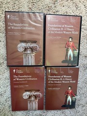 Great Courses: Foundations of Western Civilization I & II – 2 books, 16 DVDs