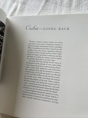 CUBA–GOING BACK By Tony Mendoza S1