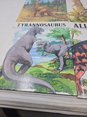 1990s Lot of 4 Dinosaur Hardcover Books By Janet Riehecky The Child’s World EUC