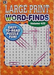 5 New Large Print Word-Finds Puzzle Books Kappa Games Vol #431-451 ~ Search,Hunt