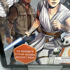 Star Wars: The Rise Of Skywalker Book and Magnetic Play Set New Sealed