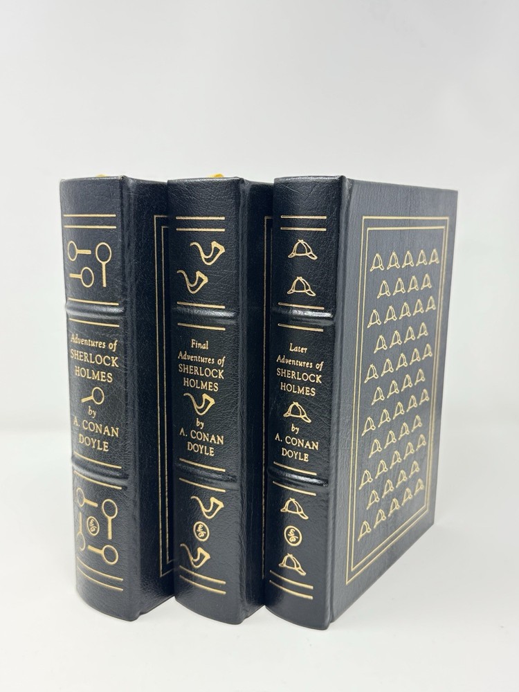 Easton Press Complete Sherlock Holmes 100th Anniversary 3 Vol Set