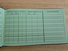 Pilot Log Book by Inc. Peter Pauper Press (Hardcover, 96 page, 40 Flights)
