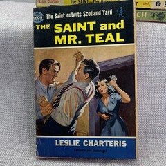 The Saint 7 book lot by Leslie Charteris Vintage 1930s 40s Paperbacks Avon