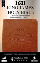Original 1611 King James Bible KJV AV1611 Facsimile Brown w/ Apocrypha Softcover